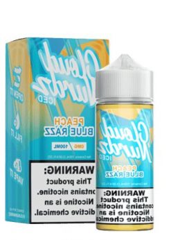 Tinh dầu vape Peach Blue Razz Iced 100ml của Cloud Nurdz