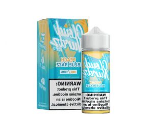 Tinh dầu vape Peach Blue Razz Iced 100ml của Cloud Nurdz